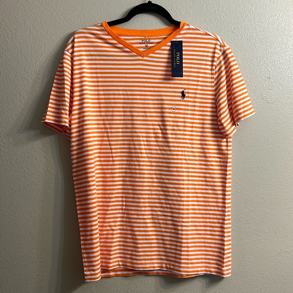 Polo Ralph Lauren Striped Tee - Medium NWT